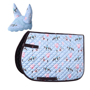 Set sottosella e cuffietta "little Champion" - pony