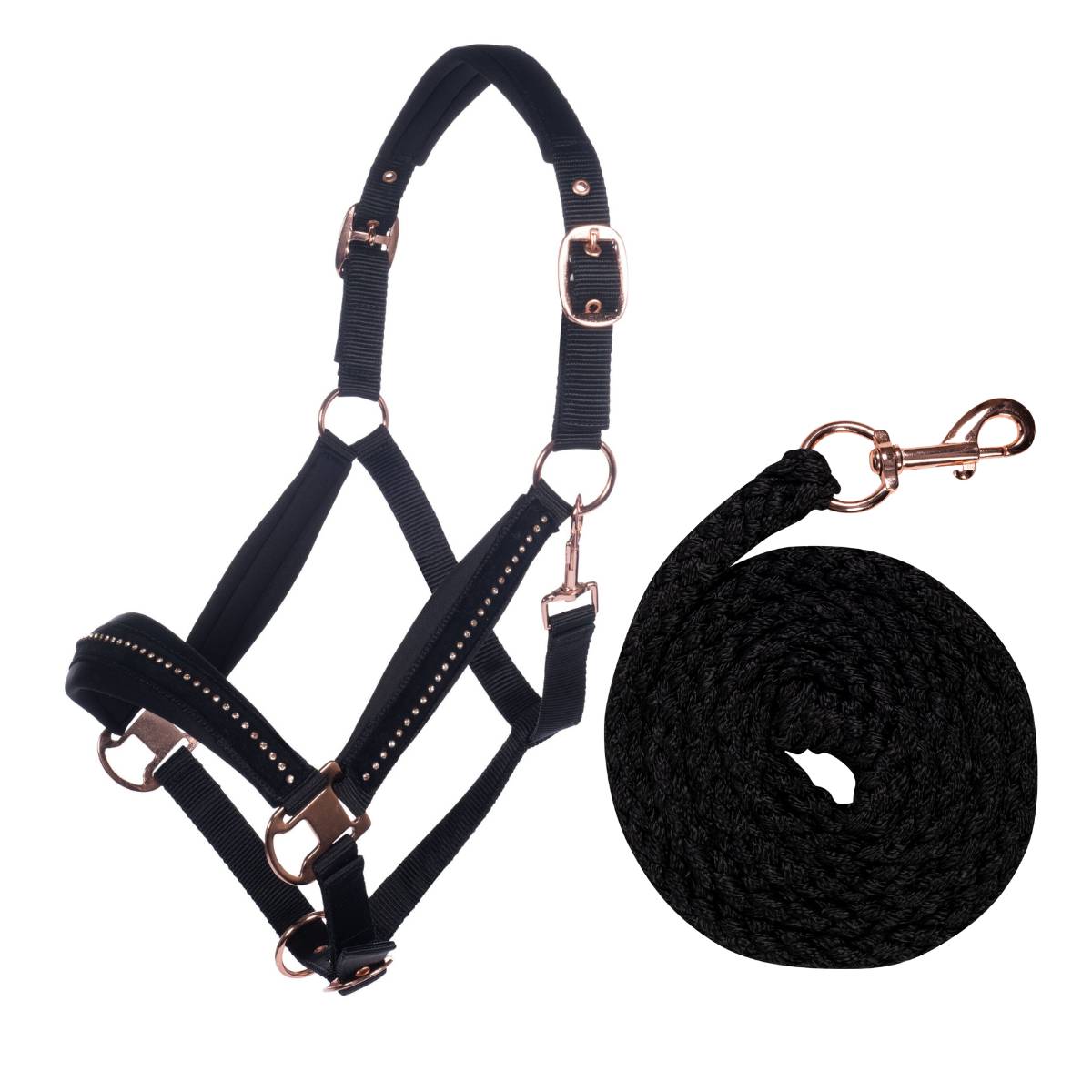 Capezza Berry Rosegold con lunghina